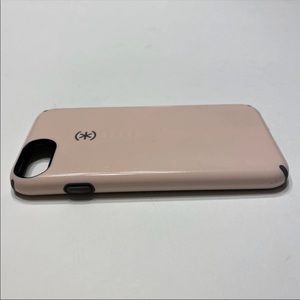 Speck iPhone 6/6s/7/8 Baby Pink Case Gray Plastic